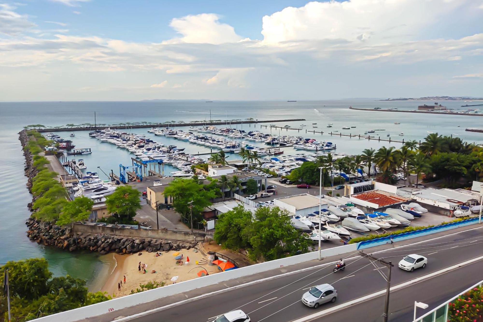 Cloc Marina Vista Mar P/ A Baia De Todos Os Santos Διαμέρισμα Σαλβαντόρ Εξωτερικό φωτογραφία